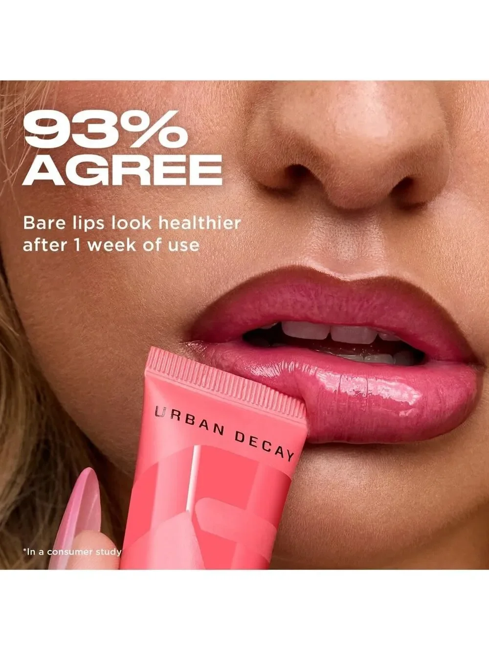 Urban Decay Lip Toy Sugar Coat Lipgloss, Full-Size - Clear Golden